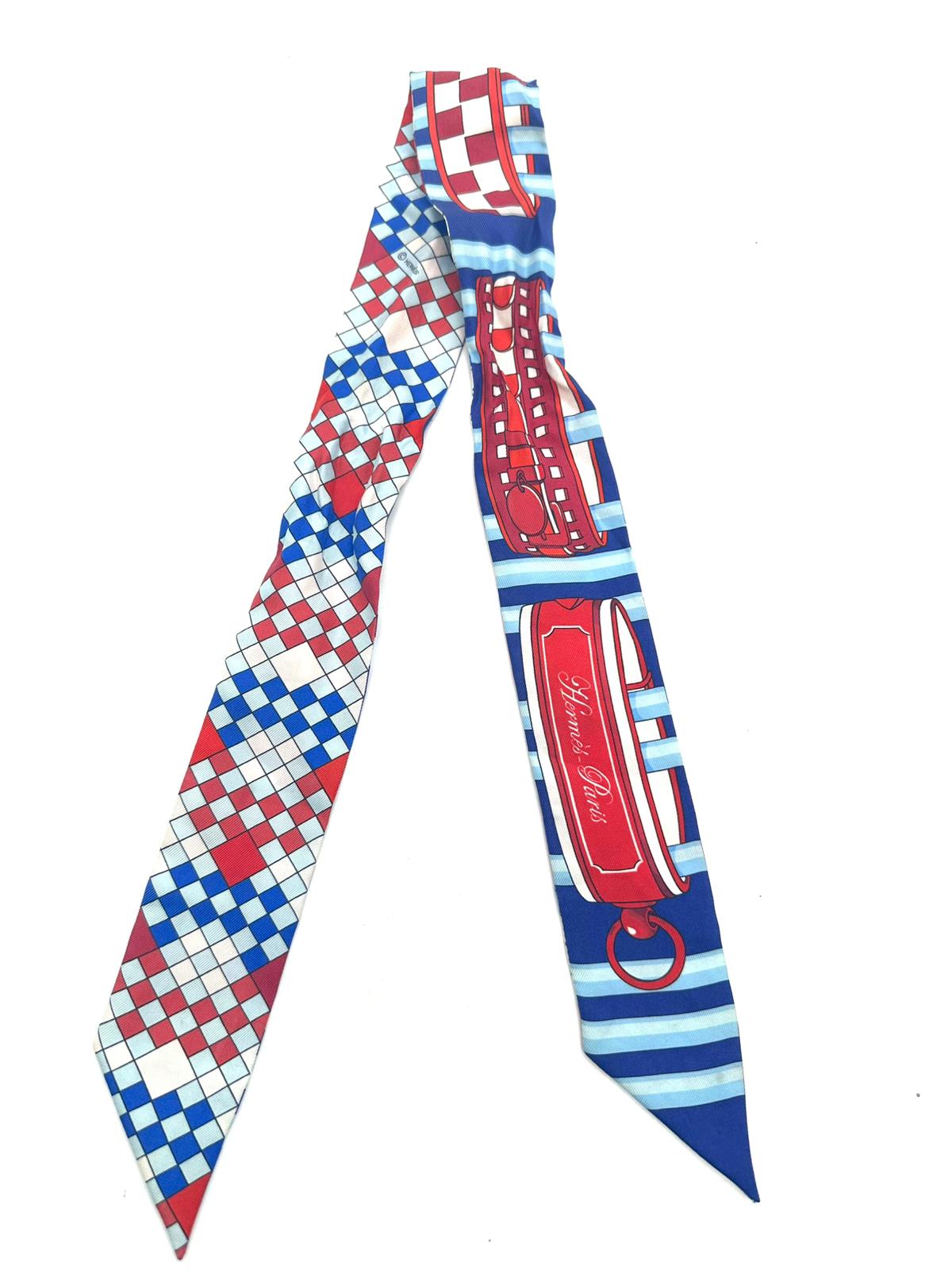 twilly Hermès de seda