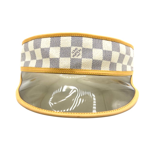 Visera Louis Vuitton damier azul