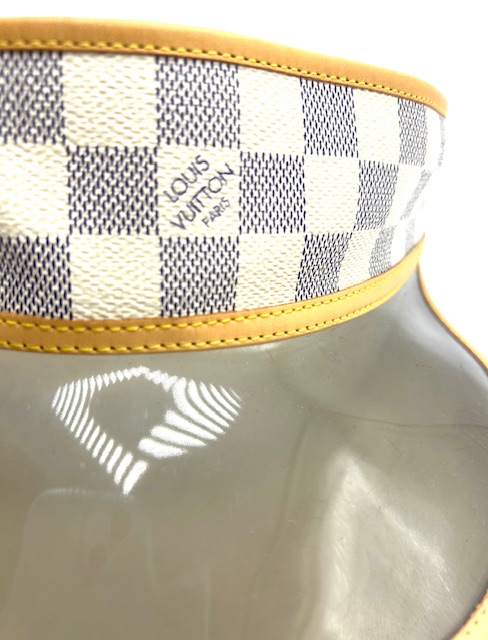 Visera Louis Vuitton damier azul