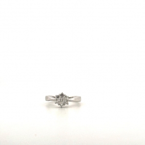 Gioielli e orologi |  | anello in oro bianco con diamanti