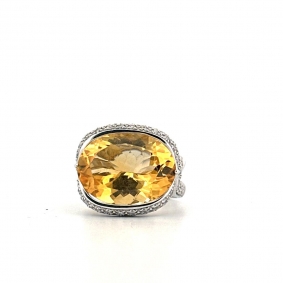 Joyas y relojes |  | anillo de oro blanco de 18 kt