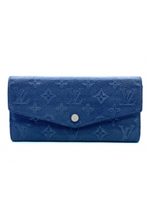 cartera sarah cuero empreinte azul navy | Louis Vuitton