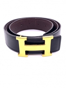 Cinturón Hermes  Reversible negro/marrón | Hermès