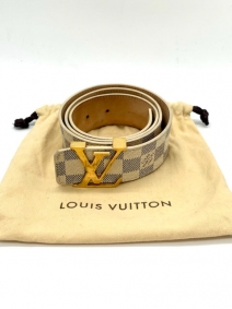 Cinturón Initiales Damier Azul | Louis Vuitton
