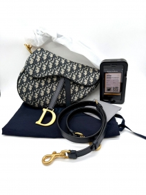 Borse di marca |  | Dior Saddle Oblique con tracolla regolabile