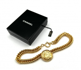 Gargantilla vintage de Chanel dorada | Chanel