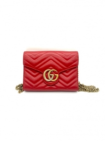 Gucci Marmont GG Wallet Chain | Gucci