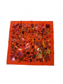 Accessories |  | Hermès Autumn Leaves scarf