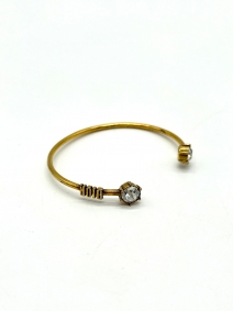 Gioielli e orologi |  | Bracciale Dior in metallo dorato con design aperto