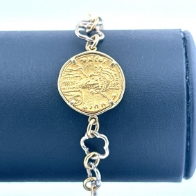 Joyas y relojes |  | pulsera fabricada en oro y plata