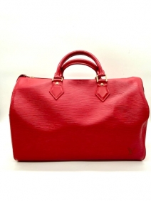 Speedy 35 cuero Epi rojo | Louis Vuitton
