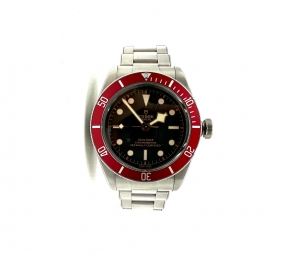 Orologi di lusso di seconda mano | Keway Bags |  | TUDOR Heritage Black Bay 41mm con lunetta bordeaux e bracciale in acciaio