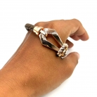 alaghband kite pulsera con diamante y zafiro