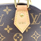 Alma bb Louis Vuitton con iniciales MRG