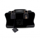 Loewe amazona black suede