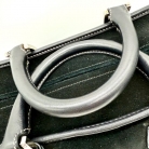 Loewe amazona black suede