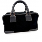 Loewe amazona black suede
