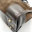 Amazona Loewe in camoscio color cioccolato
