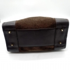 Amazona Loewe in camoscio color cioccolato