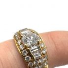 bvlgari gold and diamonds ring