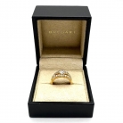 bvlgari gold and diamonds ring