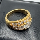 bvlgari gold and diamonds ring