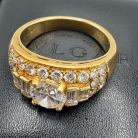 bvlgari gold and diamonds ring