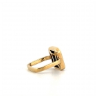 anillo de oro amarillo de 18 ct