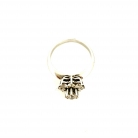 anello in oro bianco