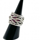 anello in oro bianco