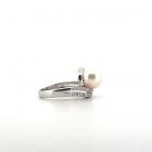 anillo de oro blanco