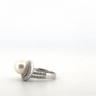 anillo de oro blanco
