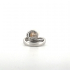 anillo de oro blanco