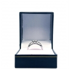 anillo de oro blanco