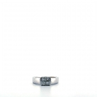 anillo de oro blanco