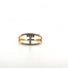 anillo de oro de 18 kt
