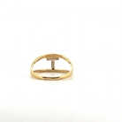anillo de oro de 18 kt