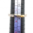 Anello DIOR con logo e cristalli