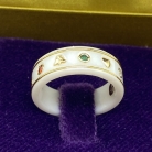Gucci 18K Icon Ring with Precious Stones