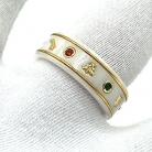Gucci 18K Icon Ring with Precious Stones