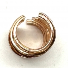 anello in oro rosa con 129 diamanti