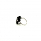 anillo oro y onix