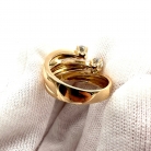 anello in oro giallo con diamanti