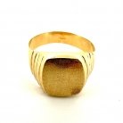 Anello chevalier classico in oro