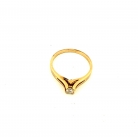 Anello solitario in oro