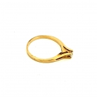 Anello solitario in oro