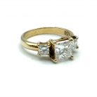 anillo trilogy oro y diamantes