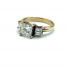 anillo trilogy oro y diamantes