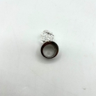 Silver Versace ring in stainless steel