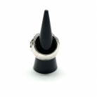 anillo Yanes de oro blanco